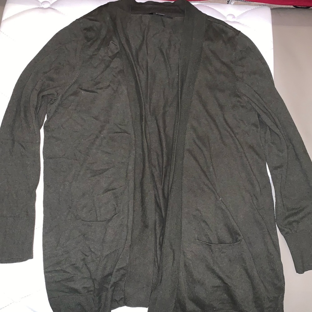 COPY - Olive green cardigan